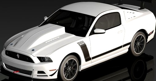 Ford Mustang Boss 302 3D Model