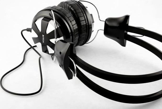 Headphones A4TECH 3D Model 3D Model