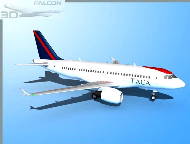 Falcon3D A319 TACA 3D Model