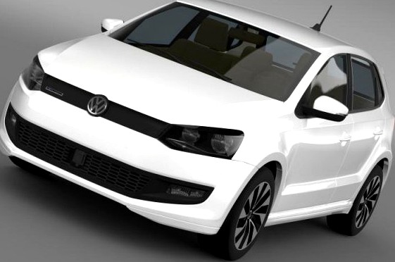 Volkswagen Polo BlueMotion 5d 2014 3D Model