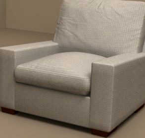 Pierre armchair by Flexform 3D Model