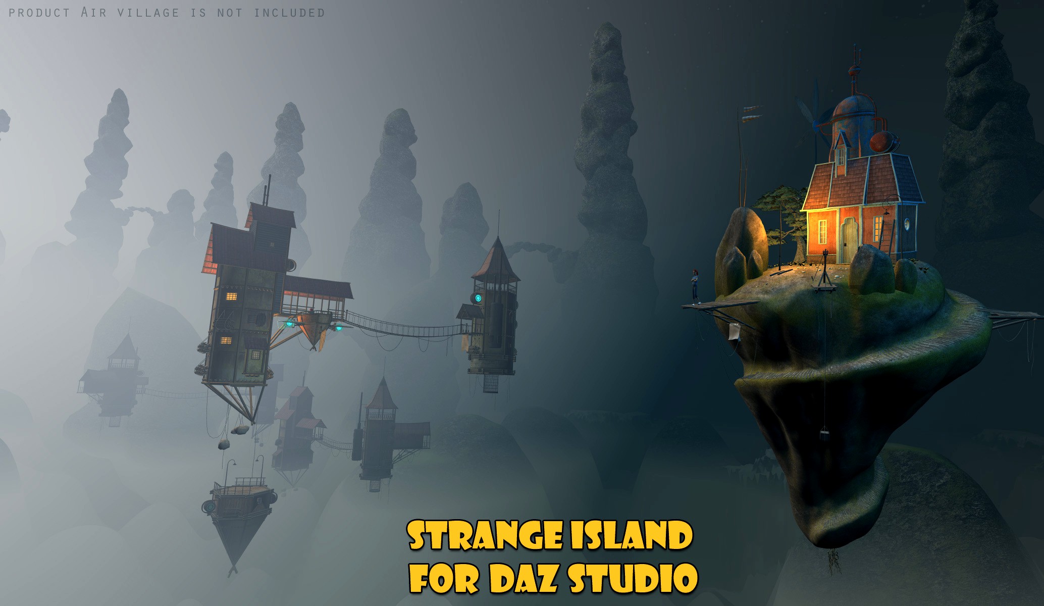 Strange Island for Daz Studio