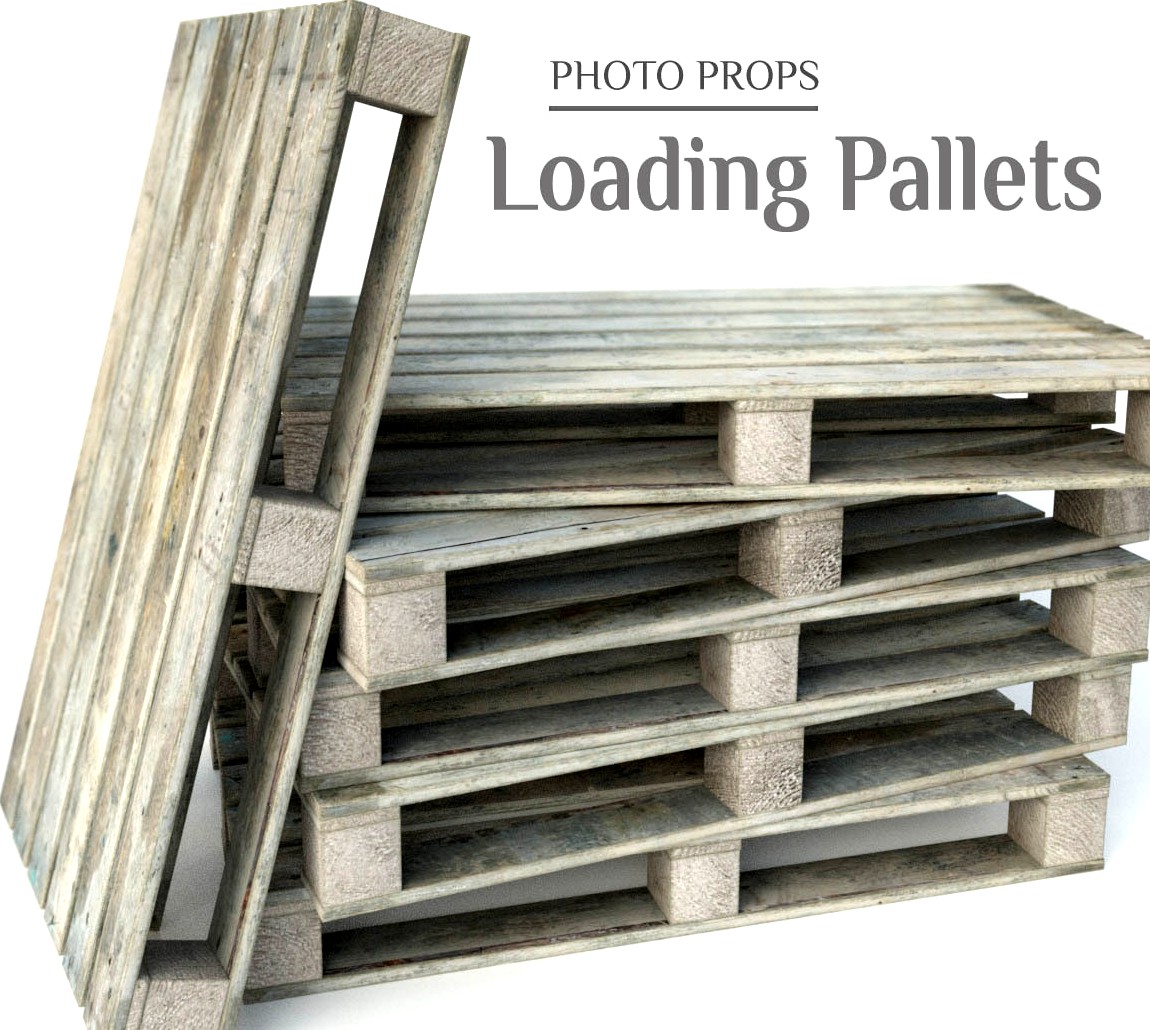 Photo Props: Loading Pallets - Extended License