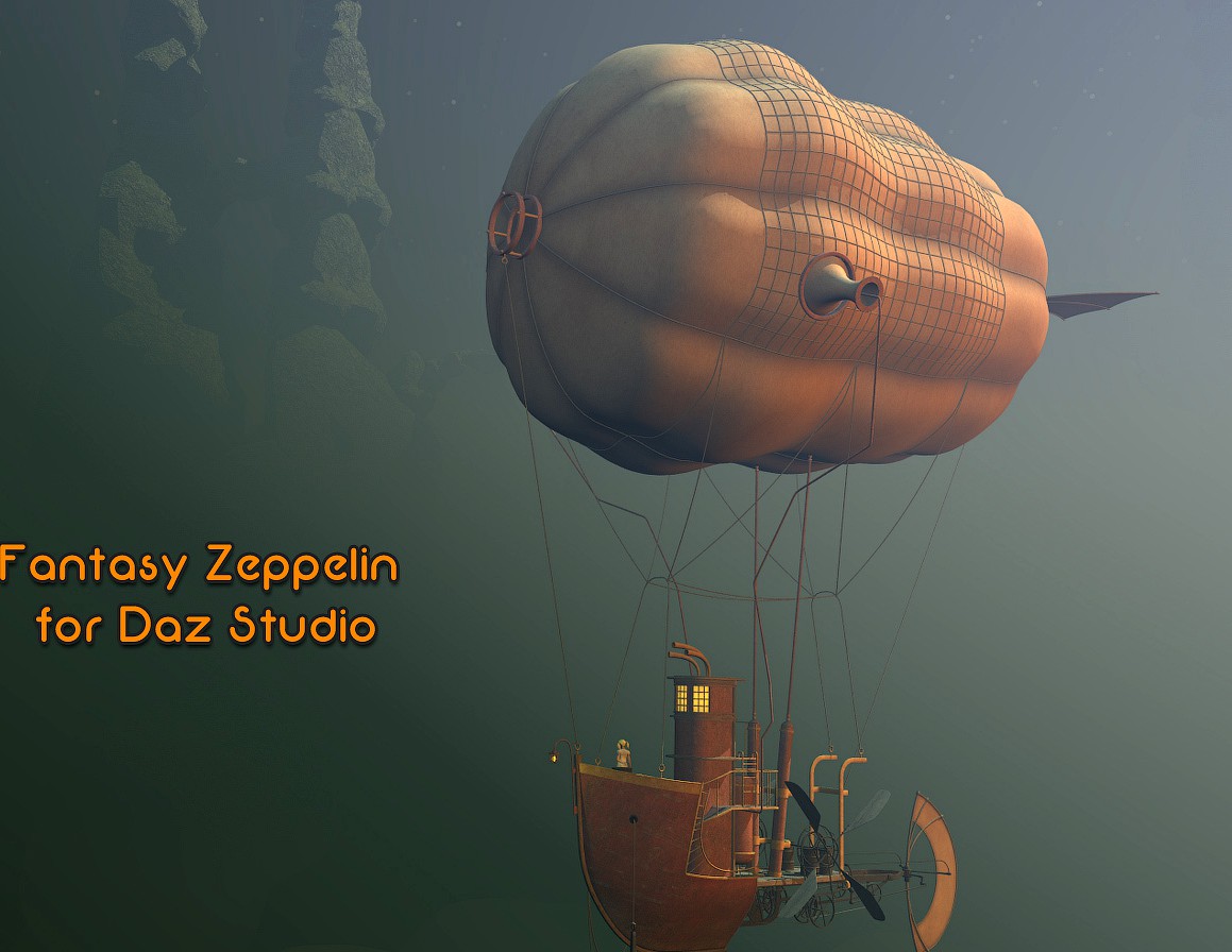 Fantasy Zeppelin for Daz Studio