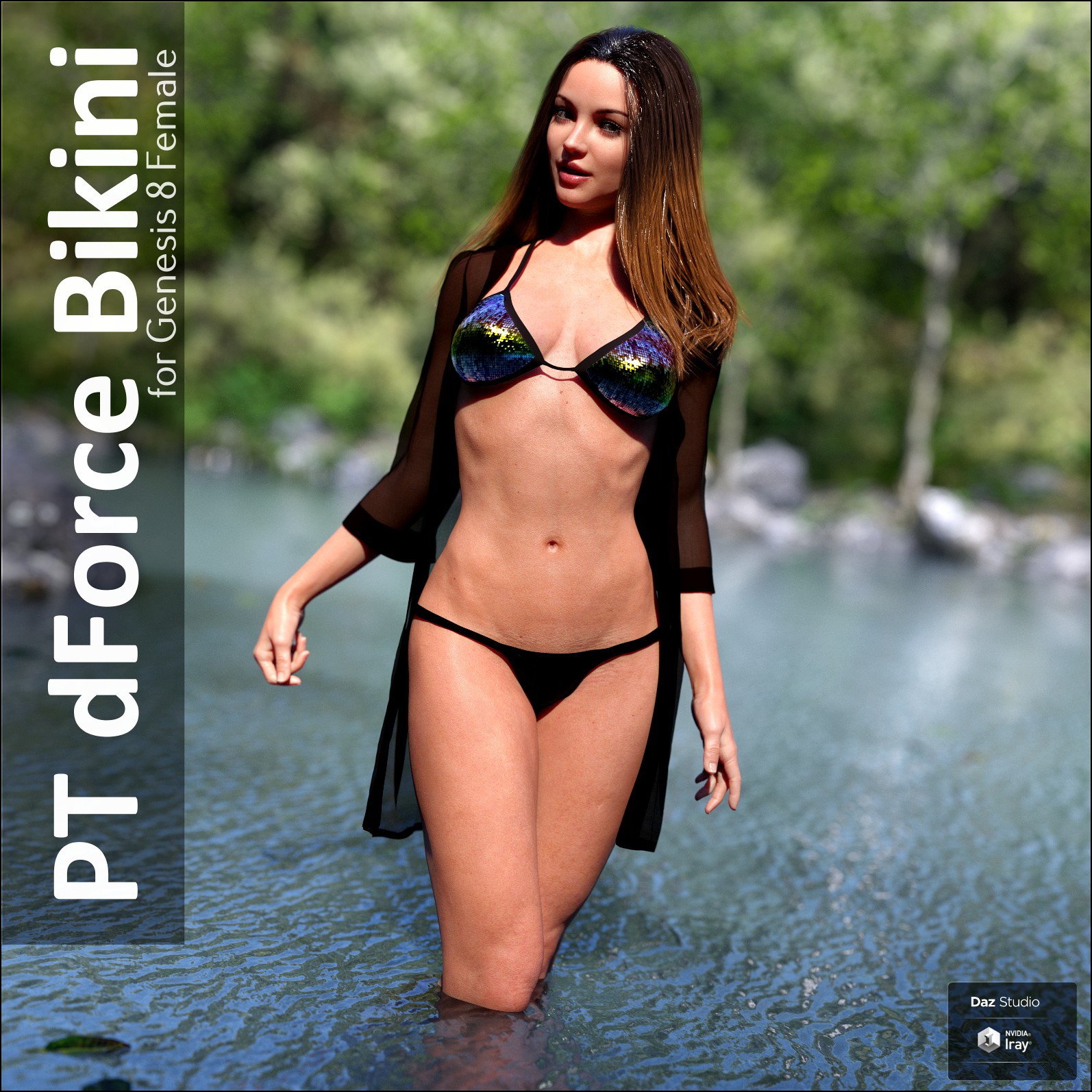 Paper Tiger's dForce Bikini For Genesis 8 Female