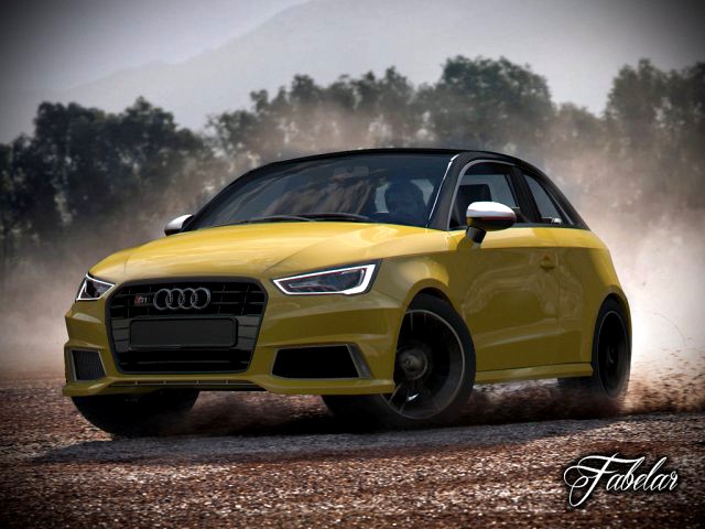 Audi S1 Sportback Vray 3D Model