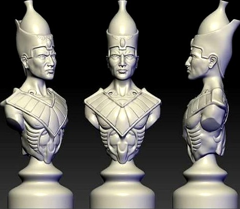 Sculpture Priest of Egypt | 3D