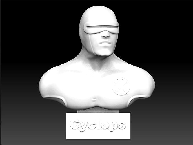 Cyclops Bust X Men | 3D