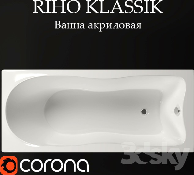 Acrylic bath Riho Klassik