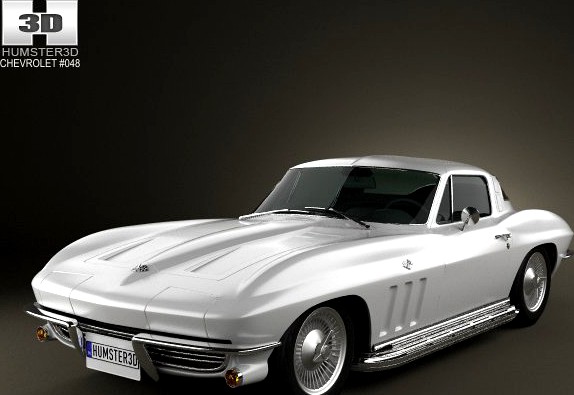 Chevrolet Corvette Sting Ray C2 1965 3D Model