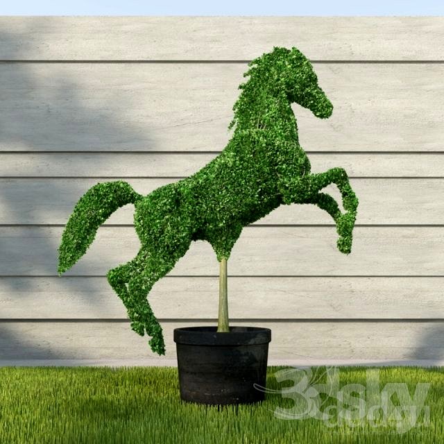 Horse Topiary Scuplture