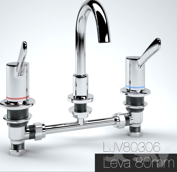 Faucet Leva 80mm Basin