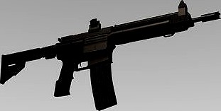 RUST - LR-300 Assault Rifle 3d model