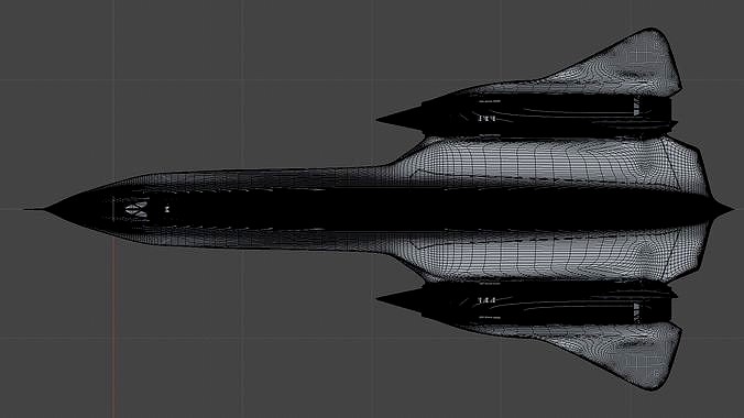 SR-71 Blackbird Reduction-0 3D model