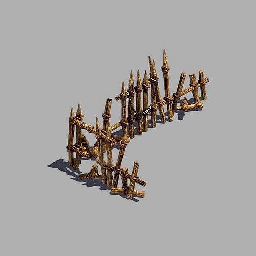 Game Broken - Wood Fence 03