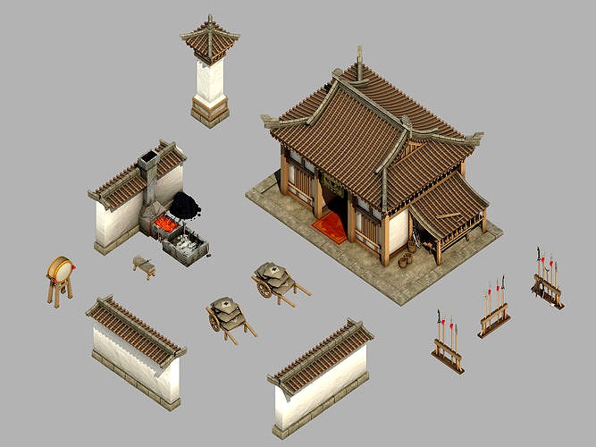Game Han Dynasty - Architecture - Barracks