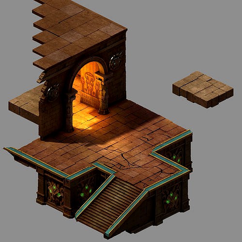 Game Funeral Place - Door Stairs 02