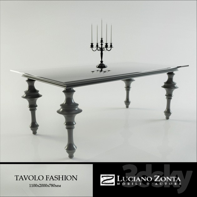 Dining table TAVOLO FASHION, LUCIANO ZONTA