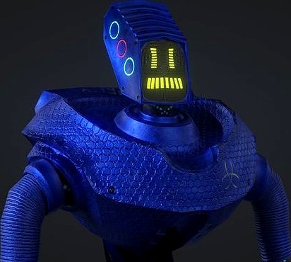 Security  Robot Character