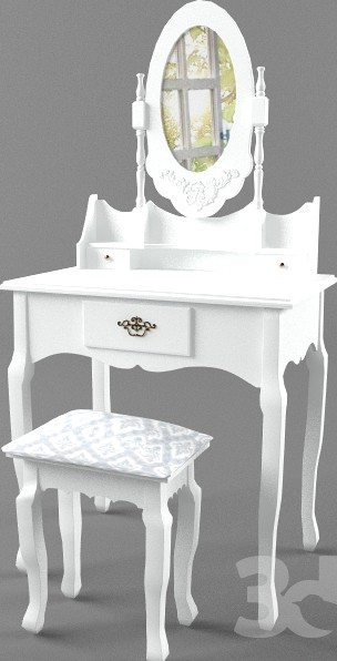 Dressing table with mirror GICOS