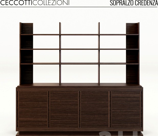 Library Ceccotti Sopralzo Credenza