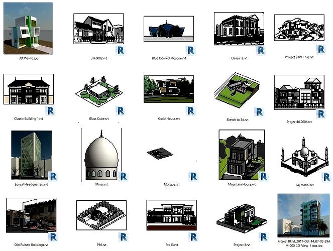 27 REVIT PROJECT FILES