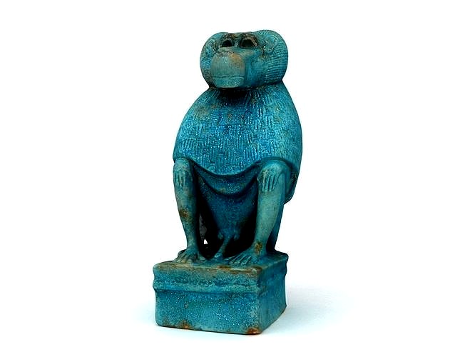Egyptian god Thoth baboon Moon God Thoth