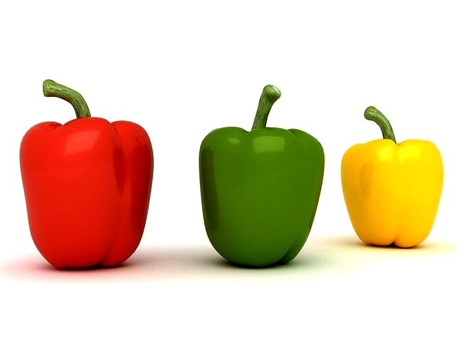 Bell pepper three peppers