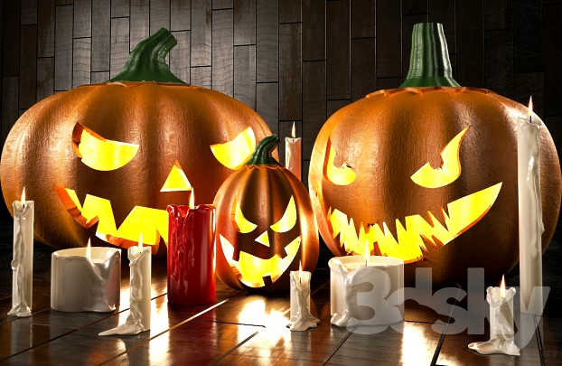 Halloween pumpkin Jack set 1