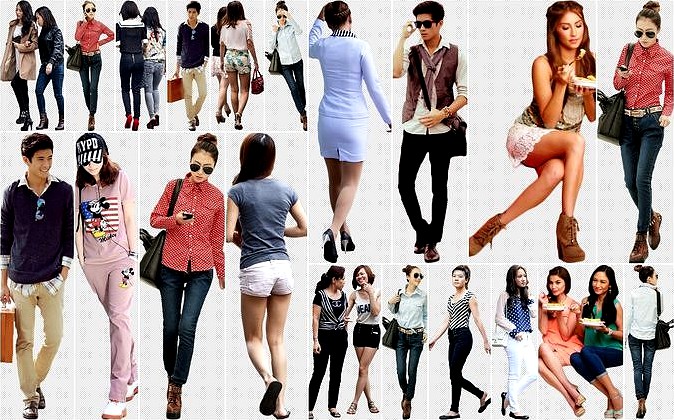 2D People 20 PNG Pack