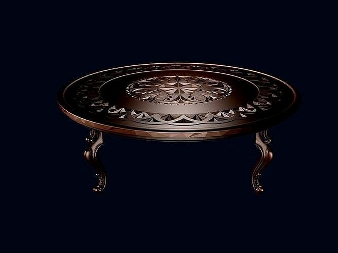 Round coffee table 1