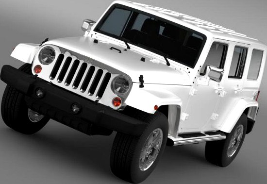 Jeep Wrangler Unlimited ENVI 3D Model
