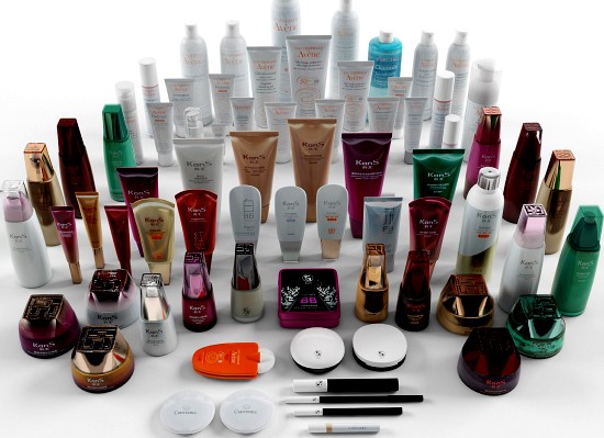 chinese cosmetics Kans + french cosmetics Avene