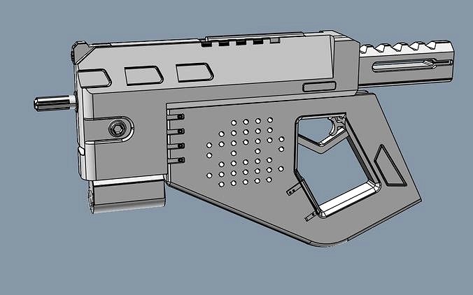 3D model rifle