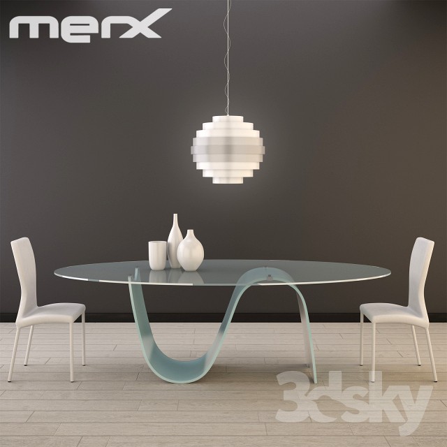 Table and chair chandelier +