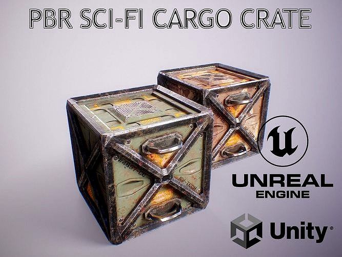 PBR Sci-Fi Cargo Crate