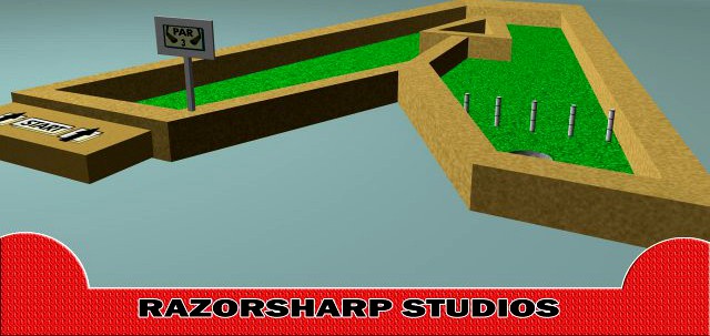 Mini Golf A Hole 3D Model