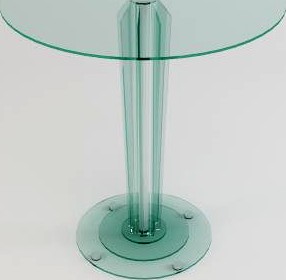 Glass Table 07 3D Model