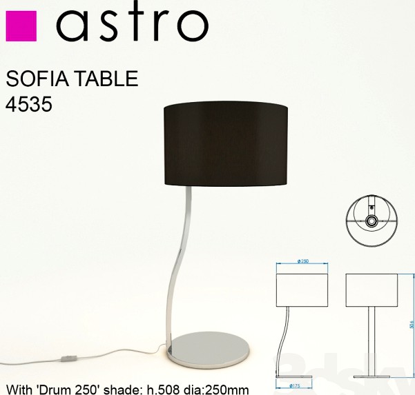 ASTRO SOFIA TABLE 4535