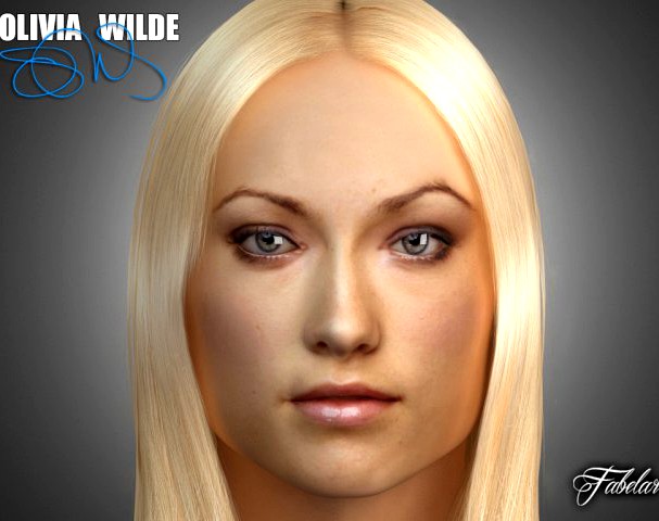 Olivia Wilde 3D Model