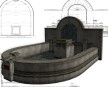 Fountain low poly 3D Model