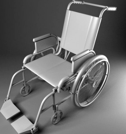 Wheelchair 3D Model