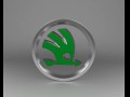 Download free Skoda logo 3D Model