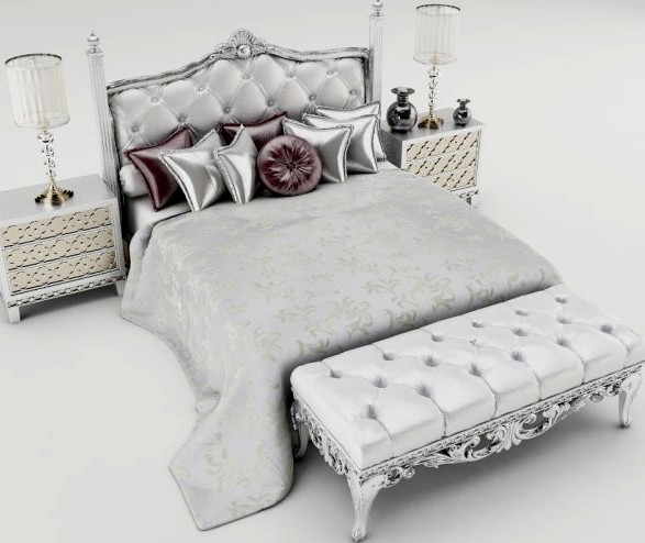 Bedroom set 005 3D Model