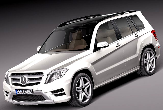 MercedesBenz GLK 2013 3D Model