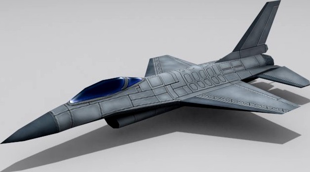 F16 Fighting Falcon 3D Model