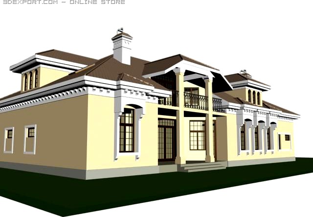 Mansion 3D Model