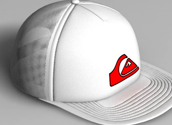 Quiksilver Mens Good Times Hat 3D Model