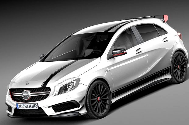 Mercedes Benz A45 AMG Edition 1 2014 3D Model