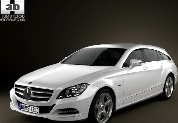 Mercedes Benz CLS Class X218 Shooting Brake 2013 3D Model